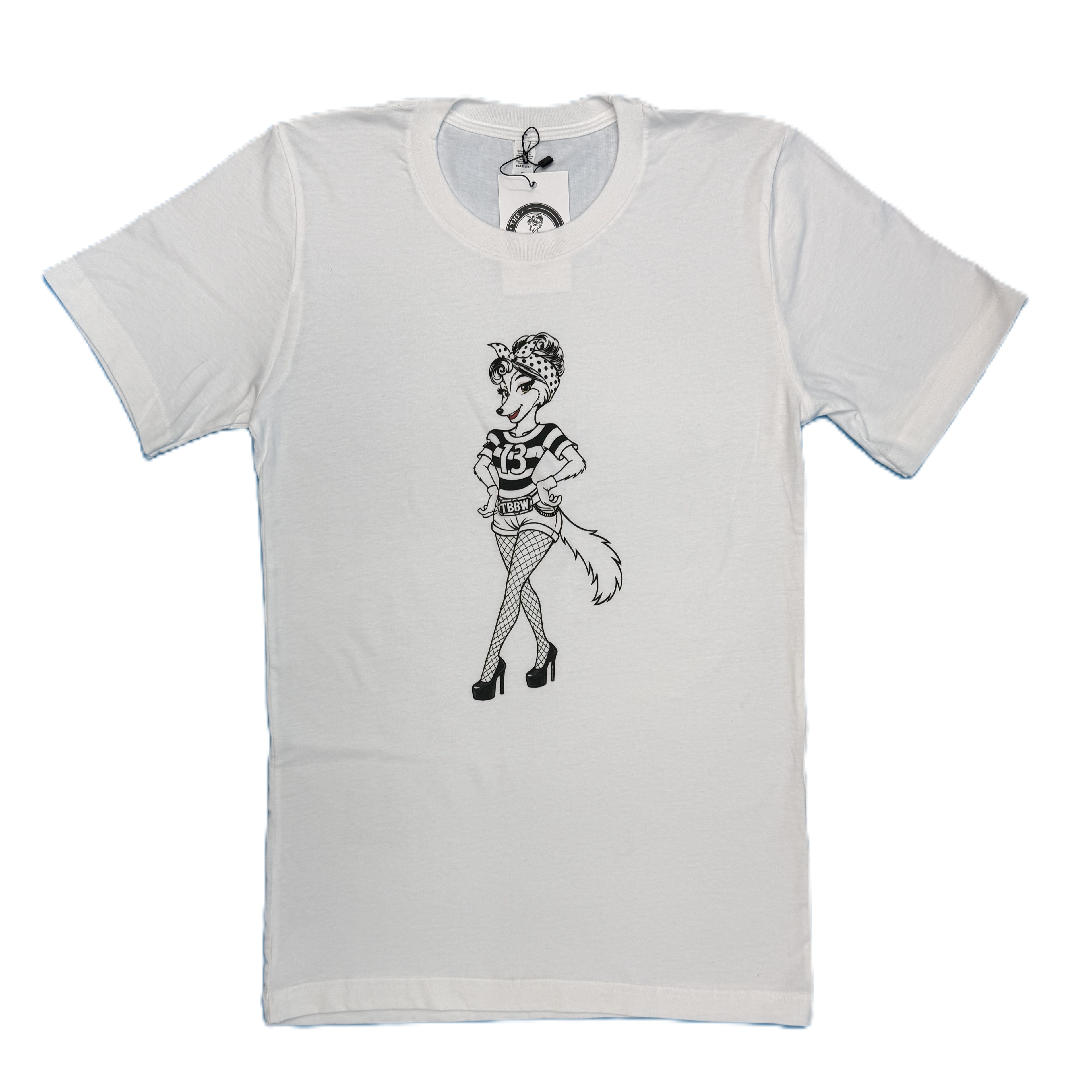 Black and White She Wolf Strut T-Shirt