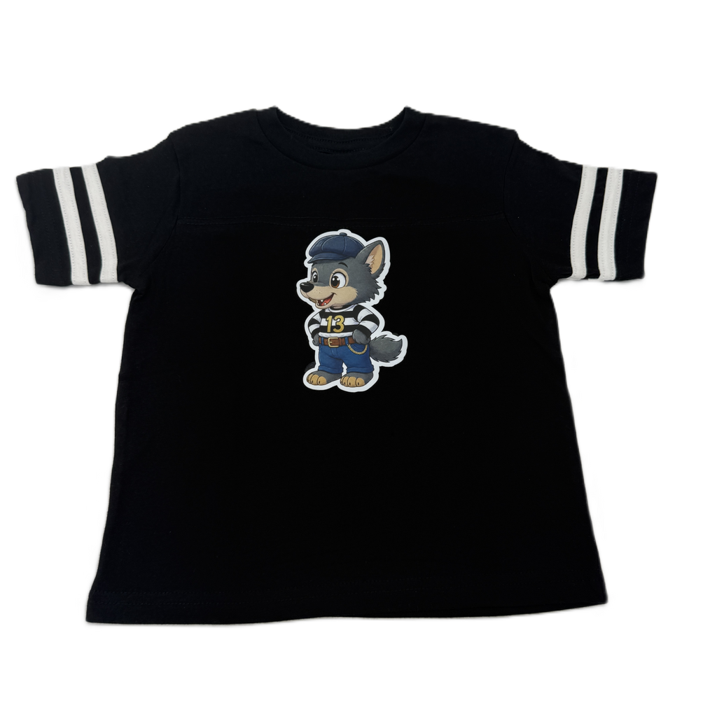 Lobo Black Striped T-Shirt