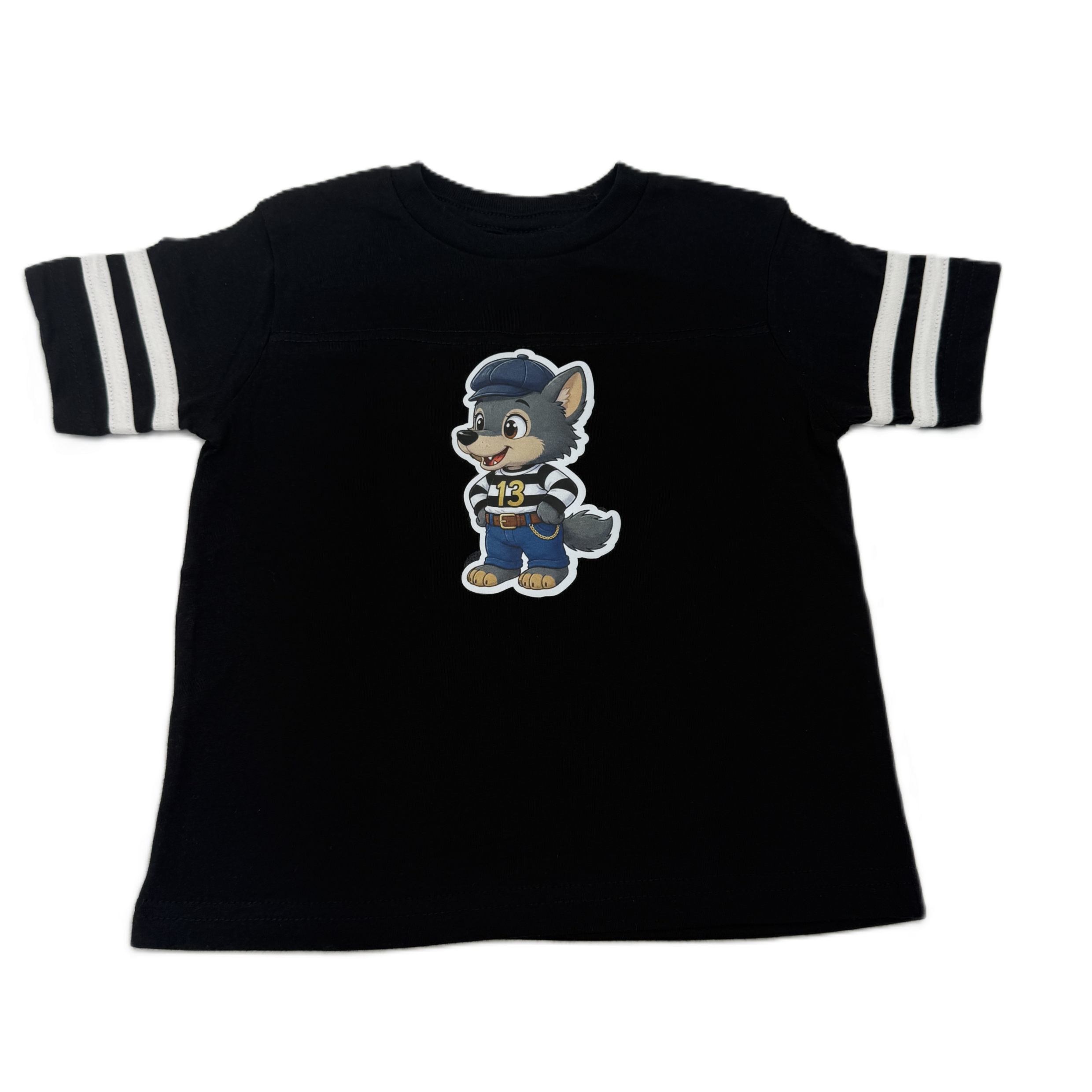 Lobo Black Striped T-Shirt