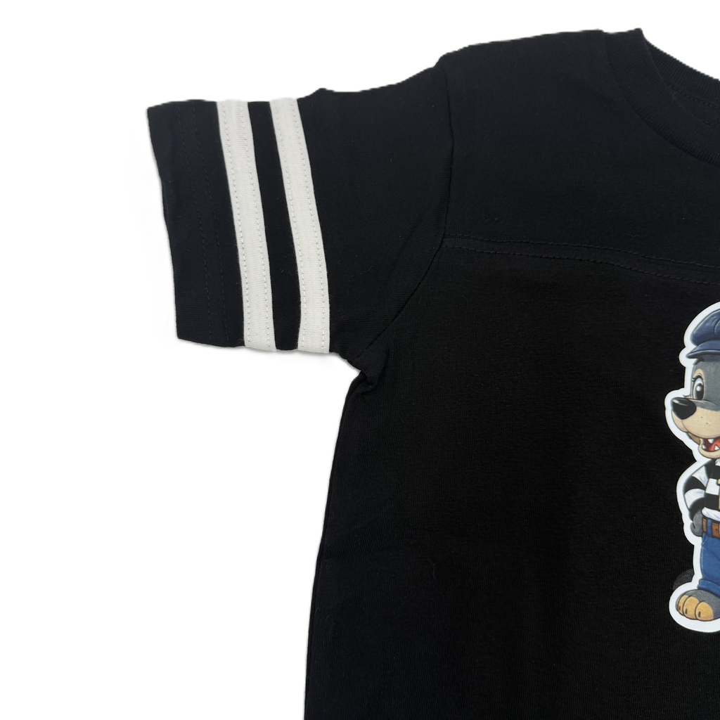 Lobo Black Striped T-Shirt