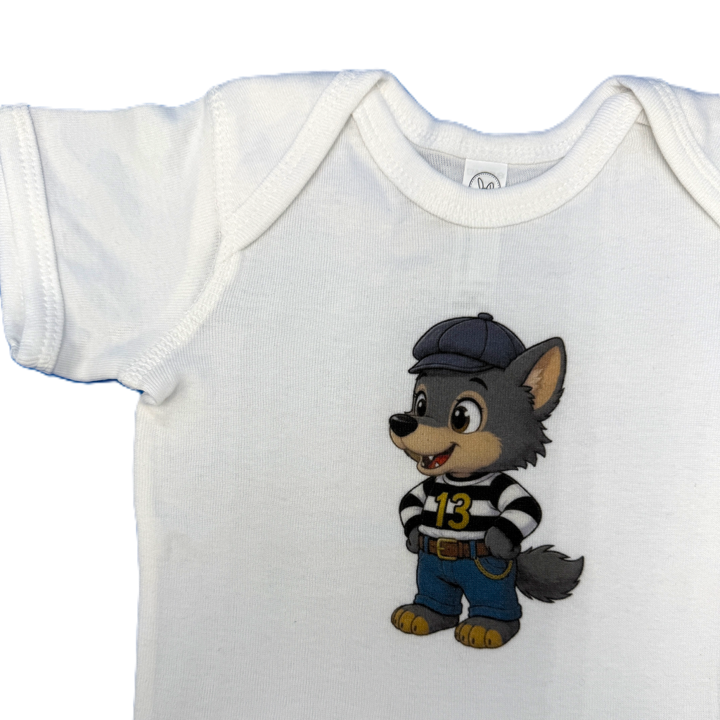 Lobo White Onesie