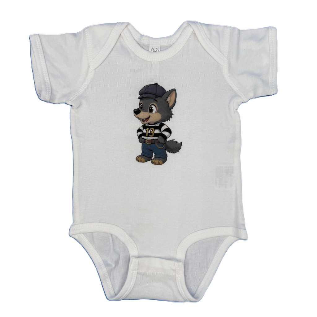 Lobo White Onesie