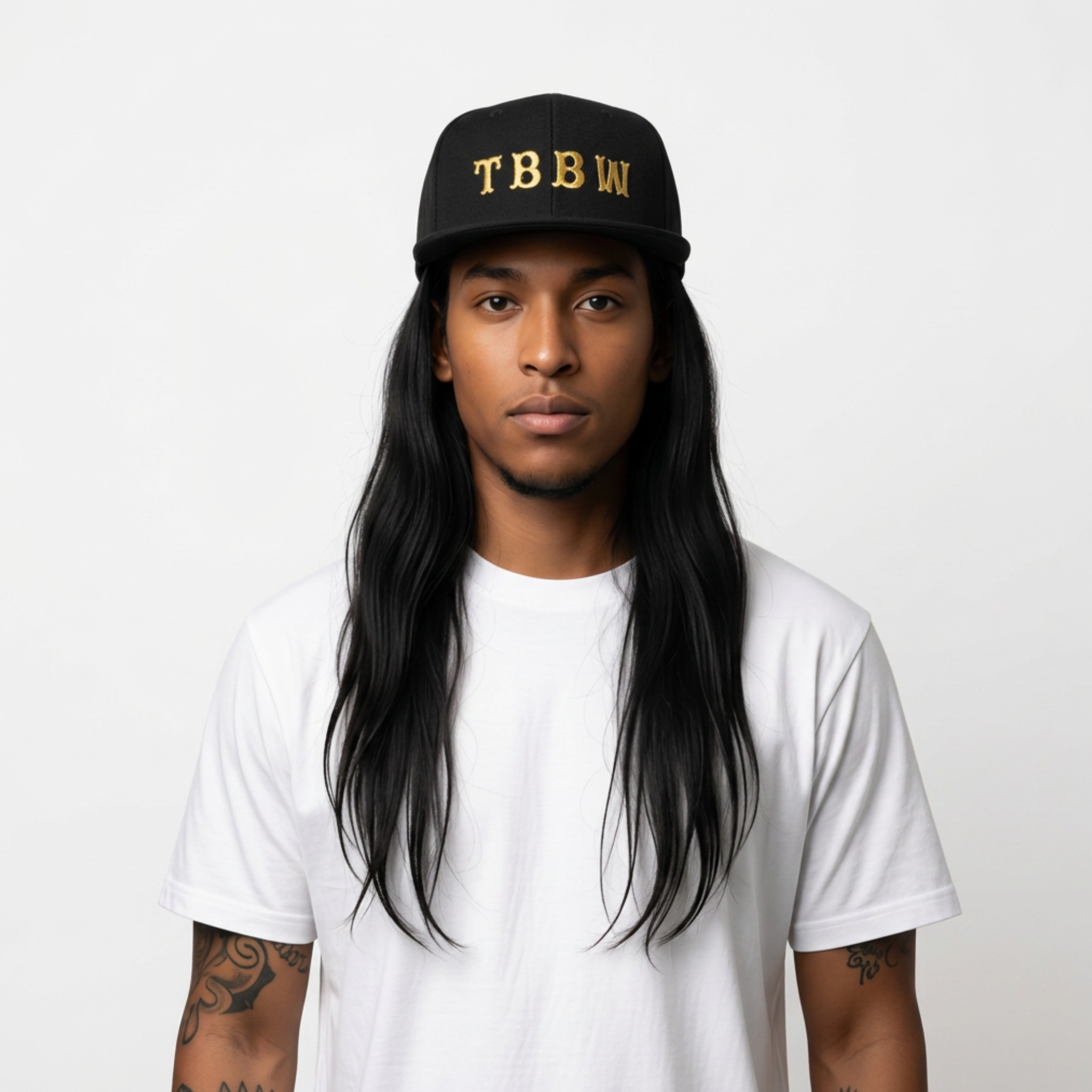 Black TBBW Flatback Hat
