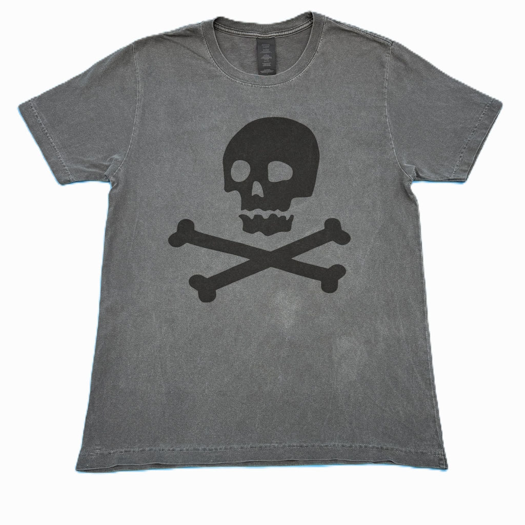 Heavyweight Garment Dyed Vintage Wash Skull T-shirt